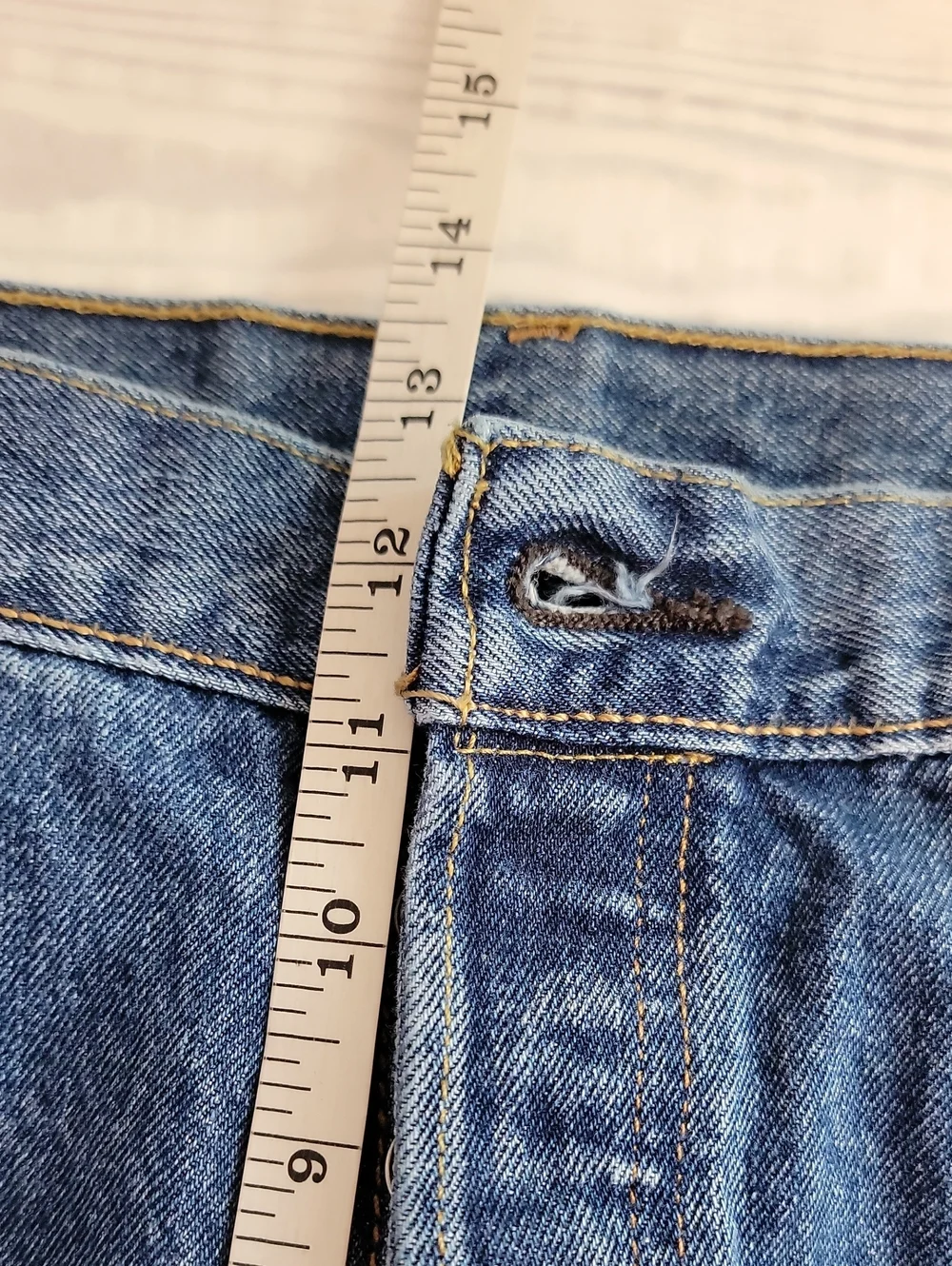 Levi's 501 Button Fly Straight-Leg 100% Cotton Blue Denim Jeans Mens Size 40X32
